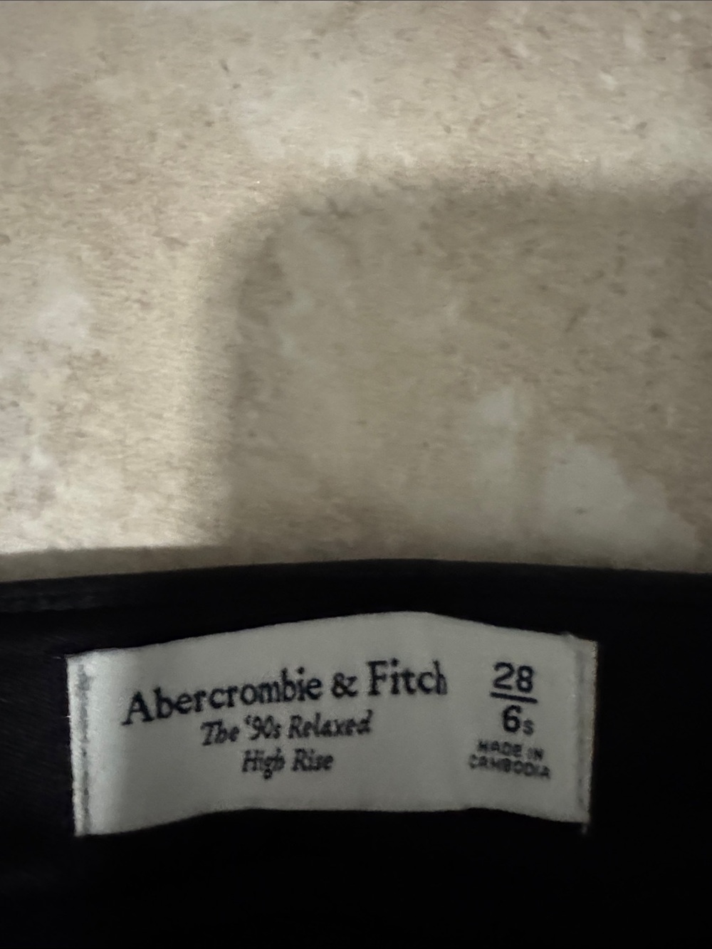 Abercrombie & Fitch Black Faux Leather Cargo Pants - Picture 2 of 3